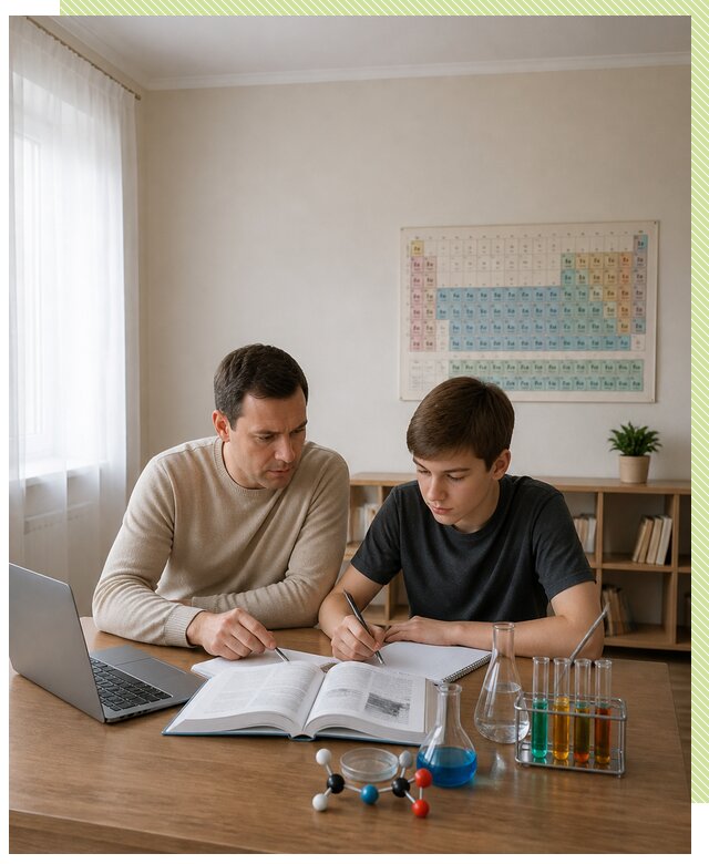 Репетитор по химии 8 класс в Когалыме по цене от 1241 р. | Репетитор-Кгл